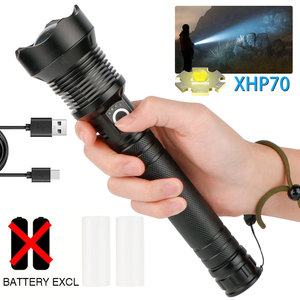 Mạnh mẽ lumens cao không thấm nước cắm trại ngoài trời ngọn đuốc chiến thuật ánh sáng đèn flash LED USB Sạc đèn pin - Product Image 3