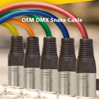 Câble multipaire DMX audio et alimentation XLR mâle-femelle pour microphones, 4, 8, 12, 16, 24, 32, 48 canaux, pour boîtier de scène enroulable