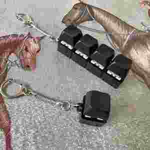 4 in 1 Button Keyboard Keycap Fidget Keychain 4 <b>Keys</b> Keyboard Decompression Toys Keyboard Clicker with LED Light Keychain - Product Image 2