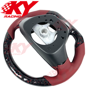 Volant de course personnalisé en fibre de carbone forgée avec LED pour Cadillac ATS ATS-V CTS CTS-V Coupé - Product Image 3