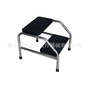 Thickened stainless steel <b>portable</b> stair <b>stool</b> for hospitals, home use, shoe changing <b>stool</b>, footrest for gynecological - Product Image 4