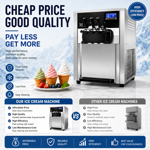 Máquina Dispensadora Automática Comercial de Helado Suave Chino Barato - Product Image 2