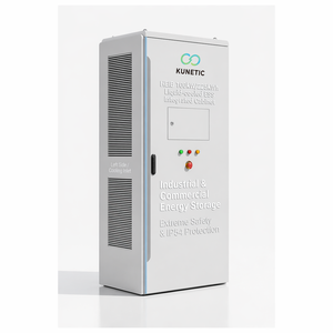 KUNETIC <span class=keywords><strong>HEIB</strong></span> 100kW 241kWh LFP-Batterie Integrierter ESS-Schrank Flüssigkeitskühlung Energiespeicherlösung Industrielles Mikronetzwerk IP54 - Product Image 6