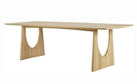 Ensemble Table et Chaises de Salle à Manger en Bois Massif, Style Urbain Nordique, Rectangulaire, pour Cuisine, Restaurant ou Salle à Manger