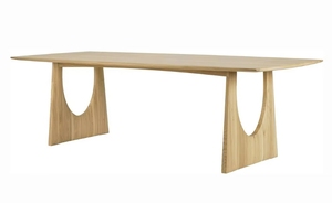 Bộ bàn ghế ăn gỗ nguyên khối hình chữ nhật phong cách đô thị Bắc Âu dành cho nhà bếp, nhà hàng, phòng ăn - Product Image 4