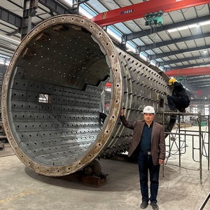 सीमेंट क्लिंकर कंक्रीट अपशिष्ट क्वार्ट्ज टैल्क काओलिन बॉल मिल की कीमतें, बॉल्स के साथ सूखी/गीली प्रकार की बॉल मिल पीसने की मशीन - Product Image 4