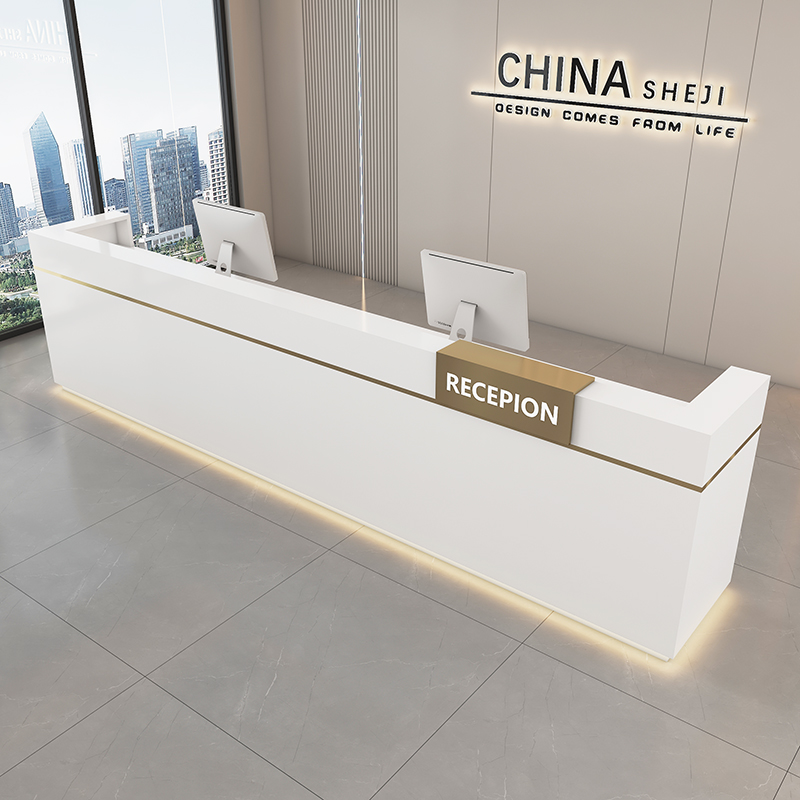 Acier inoxydable peint blanc + or