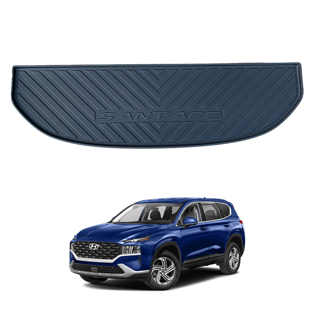 High Quality Carpet Tray Trunk Liner Car Trunk Mats for Hyundai Santafe Accessories