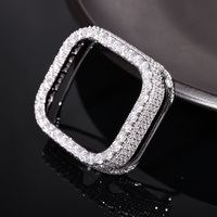 Casing Jam Tangan Moissanite Full Flooded Bust Down Perak 925 Bersertifikat VVS1 Gra, Casing Jam Tangan Kustom, Suku Cadang Pengganti Casing