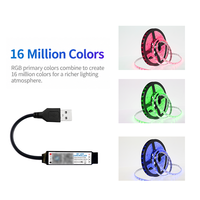 Pengontrol Lampu LED RGB USB Smart App, Mode Musik, Fungsi Timer, 16 Juta Warna, dan Mode Kustom