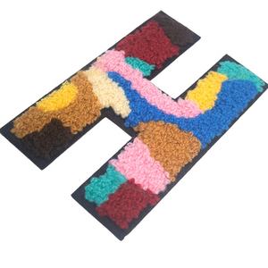 Parches y insignias <span class=keywords><strong>de</strong></span> chenilla bordadas con números <span class=keywords><strong>de</strong></span> colores, para ropa, baratos - Product Image 3