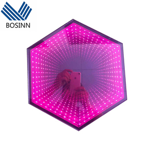 <span class=keywords><strong>LED</strong></span> Gương 3D Abyss Tường Bảng Điều Chỉnh Ánh Sáng Nhiều Lớp Cho Nền Trang Trí Bar Fairyland Bầu Không Khí Đèn Tường - Product Image 4