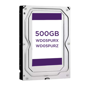 ฮาร์ดดิสก์ภายในสำหรับระบบกล้องวงจรปิด ขนาด 500GB 3.5 นิ้ว 5400RPM 64MB แคช SATA CMR รุ่น WD05PURX WD05PURZ - Product Image 1