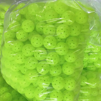 Ballon de Pickleball en PE de 74 mm, durable, avec 26/40 trous, pour entraînement, certifié USAPA, vente en gros directe usine