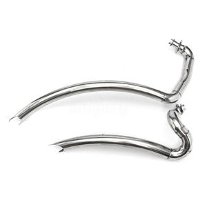 ชุดท่อไอเสียแบบ Slash Cut สำหรับรถมอเตอร์ไซค์ <span class=keywords><strong>Yamaha</strong></span> V Star <span class=keywords><strong>1100</strong></span> <span class=keywords><strong>Dragstar</strong></span> XVS1100 ทุกปี พร้อมตัวเก็บเสียง - Product Image 1
