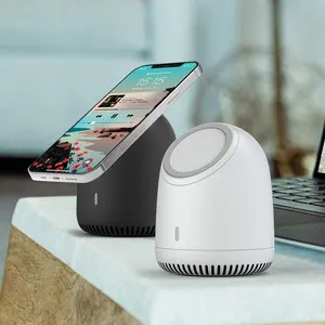 OZZIE Speaker New Wireless Charging For IPhone 13 Wireless Charger Desktop Bluetooth Speaker 2.0