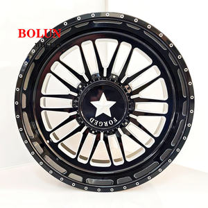 Jantes de <span class=keywords><strong>camion</strong></span> forgées en aluminium 6061 T6, flottantes personnalisées, noires, fraisées, <span class=keywords><strong>24</strong></span>*12 PCD 6*135 ET-44 CB 87.1 pour FORD F150 F250 <span class=keywords><strong>2022</strong></span> - Product Image 5