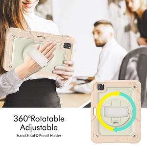 360 Rotating iliilicono ase para pple IAD ad ir <span class=keywords><strong>2022</strong></span> 5th Generation 10,9 <span class=keywords><strong>pulgadas</strong></span> con trap y trap houlder Trap - Product Image 2