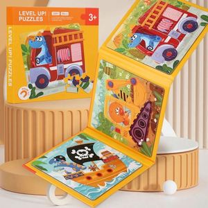 <b>Road</b> Trip Car Travel Activities Kids Toy Cartoon Animals Learning Magnetic Puzzles for Toddlers - Product Image 4