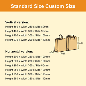 Sacs en <span class=keywords><strong>papier</strong></span> personnalisés pour l'alimentation, les vêtements, les achats, avec logo, sacs cadeaux, sacs en <span class=keywords><strong>papier</strong></span> kraft, adaptés aux petites entreprises - Product Image 5