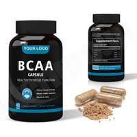 Boisson nutritionnelle sportive Ausreson, poudre de BCAA, acides aminés 2:1:1, créatine, compléments alimentaires, capsules de BCAA en vrac