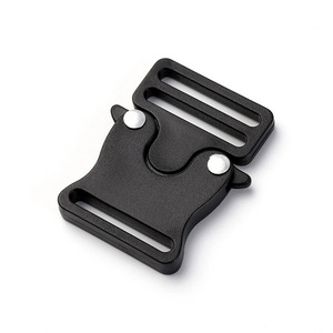 Boucle à dégagement latéral 25 mm en plastique noir durable pour sacs, bagages, sacs à dos - Product Image 2