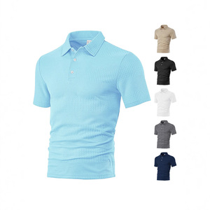 Nouveautés d'été pour hommes : Vêtements transfrontaliers Europe-Amérique, lavables en machine, poches plaquées, fermeture ouverte, 100 % polyester - Product Image 5