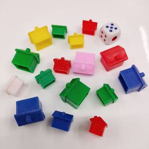 Juego <span class=keywords><strong>de</strong></span> casas <span class=keywords><strong>de</strong></span> plástico pequeñas coloridas <span class=keywords><strong>de</strong></span> 15*14mm para juegos <span class=keywords><strong>de</strong></span> mesa-Decorativas y juguetonas <span class=keywords><strong>de</strong></span> Deskjoy - Product Image 3