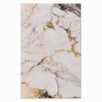 Panneau mural en PVC UV effet marbre européen brillant, imperméable, résistant à l'humidité, avec impression veineuse, panneau décoratif découpé sur mesure pour usage hôtelier et domestique