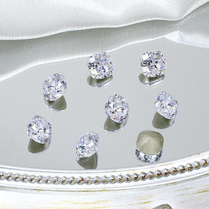 स्टार ज़िरकोनियम 8 मिमी फ्लैट वर्ग मैनीक्योर ड्रिल बर्फ फूल काट नीचे सुपर फ्लैश डिय गहने नाखून गैंडे - Product Image 2