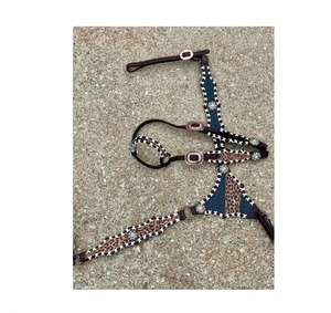 Juego de Arneses para Caballos de Estilo Occidental, Diseño Personalizado, Cuero Repujado a Mano, para Entrenamiento, Exhibición y Trabajo, de la India - Product Image 1