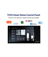 Panel de control central inteligente WiFi Tuya de 8 pulgadas 8 Pro Android 11 amplificador de Audio en pared integrado Alexa BLE Mesh Zigbee Gateway IR