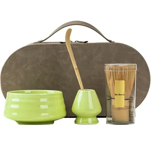 ชุดชามมัทฉะสไตล์ญี่ปุ่นแบบใหม่เครื่องใช้ในพิธีชงชาเซรามิกสำหรับตีไข่แปรงชงชา - Product Image 5