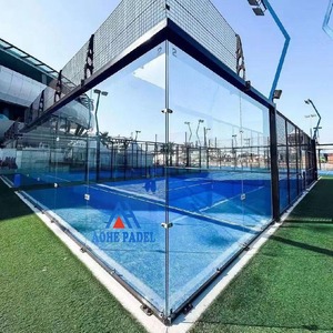 Fábrica personalizada al aire libre interior césped artificial personalizado Suspensión tipo <span class=keywords><strong>Padel</strong></span> Pistas <span class=keywords><strong>de</strong></span> tenis - Product Image 5