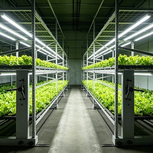 Étagère verticale modulaire pour plantes d'intérieur avec système hydroponique ZK-5236 Avantages du produit 1. Irrigation par flux et reflux Reci - Product Image 3