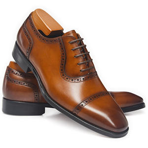 Chaussures de bureau italiennes haut de gamme pour hommes, chaussures Oxford en <span class=keywords><strong>cuir</strong></span> noir et <span class=keywords><strong>marron</strong></span>, chaussures pour hommes, Zapatos Para Hombres, chaussures de mariage de haute qualité pour hommes - Product Image 4