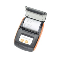 Printer Thermal Mini Portabel 58mm dengan Antarmuka Bluetooth & USB, Printer Struk POS, Kertas Thermal Tersedia
