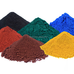 Suministro de fábrica Pigmentos de hormigón Cemento Polvo de <span class=keywords><strong>color</strong></span> Óxido de hierro Rojo/Negro/Amarillo/Azul - Product Image 3