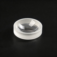 Lentille biconcave de haute précision en quartz de silice fondue, lentille sphérique négative doublement concave, taille personnalisée, revêtement antireflet