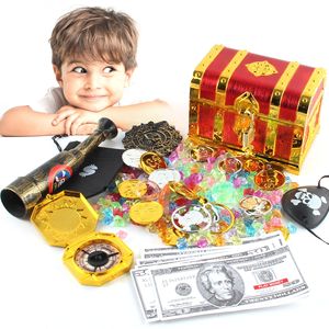 Moderno y Duradero Baúl del Tesoro de los Piratas del Caribe, Juguete de Plástico para Niños, Accesorio para Juego de Búsqueda del Tesoro - Product Image 5
