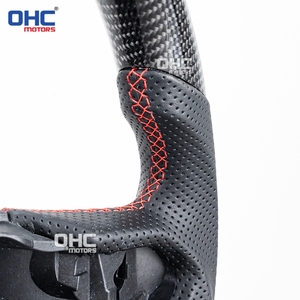 Volant en fibre de carbone pour Chevrolet Tahoe Suburban 2014 <span class=keywords><strong>2015</strong></span> 2016 2017 2018 Chevy <span class=keywords><strong>Silverado</strong></span> 1500 Volant personnalisé OHC - Product Image 3