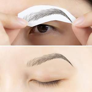 Adesivi per capelli 6d come tatuaggi impermeabili per sopracciglia, adesivo per trasferimenti di sopracciglia, tatuaggio temporaneo per sopracciglia, che si stacca dalla forma della toelettatura - Product Image 1