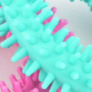 Juguete Masticable Interactivo para Perros, Anillo de Goma de 10 cm con Diseño Simple para Limpieza de Dientes, Fácil de Limpiar - Product Image 3