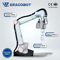 Cobot Flexible de 6 Ejes para Cajas de Cartón Corrugado, Brazo Robótico de Embalaje de Doble Brazo con Motor y Caja de Engranajes, Carga Útil de 10 KG para Fábrica