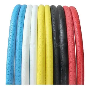 Colored 700*23C 24*1 3/8 road bike solid rubber bicycle tire