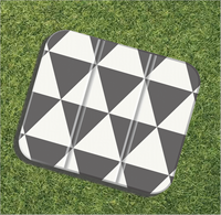 Tapis pliable portable pour s'agenouiller, carré 30*35cm, coussin anti-fatigue avec revêtement imperméable et antidérapant, siège de jardin, tapis de yoga pour le camping