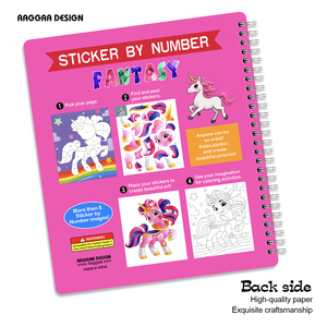 Best-sellers personnalisés pour enfants de 3 ans, comprenant des autocollants, des livres <span class=keywords><strong>à</strong></span> colorier, reliure spirale, couverture souple, impression offset - Product Image 2
