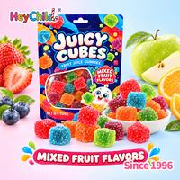 Bonbons en gros personnalisés sous marque privée, bonbons gélifiés en cubes, bonbons gommeux moelleux aux jus de fruits, confiseries sucrées en vrac, fabricant OEM/ODM
