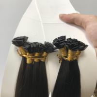 V U Flat Y I Conseils Russe Slave Vierge Remy Premium Extensions de Cheveux Cuticule Alignée Kératine Ongles Prélié Machine Double Humain