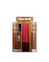 Machine photo rétro incurvée à écran tactile et appareil photo reflex numérique, très demandée pour bars, clubs et lieux de fête